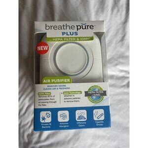 Breathe Pure Pro Portable Plug-in Air Purifier With Air Filter & UV-C Technology
